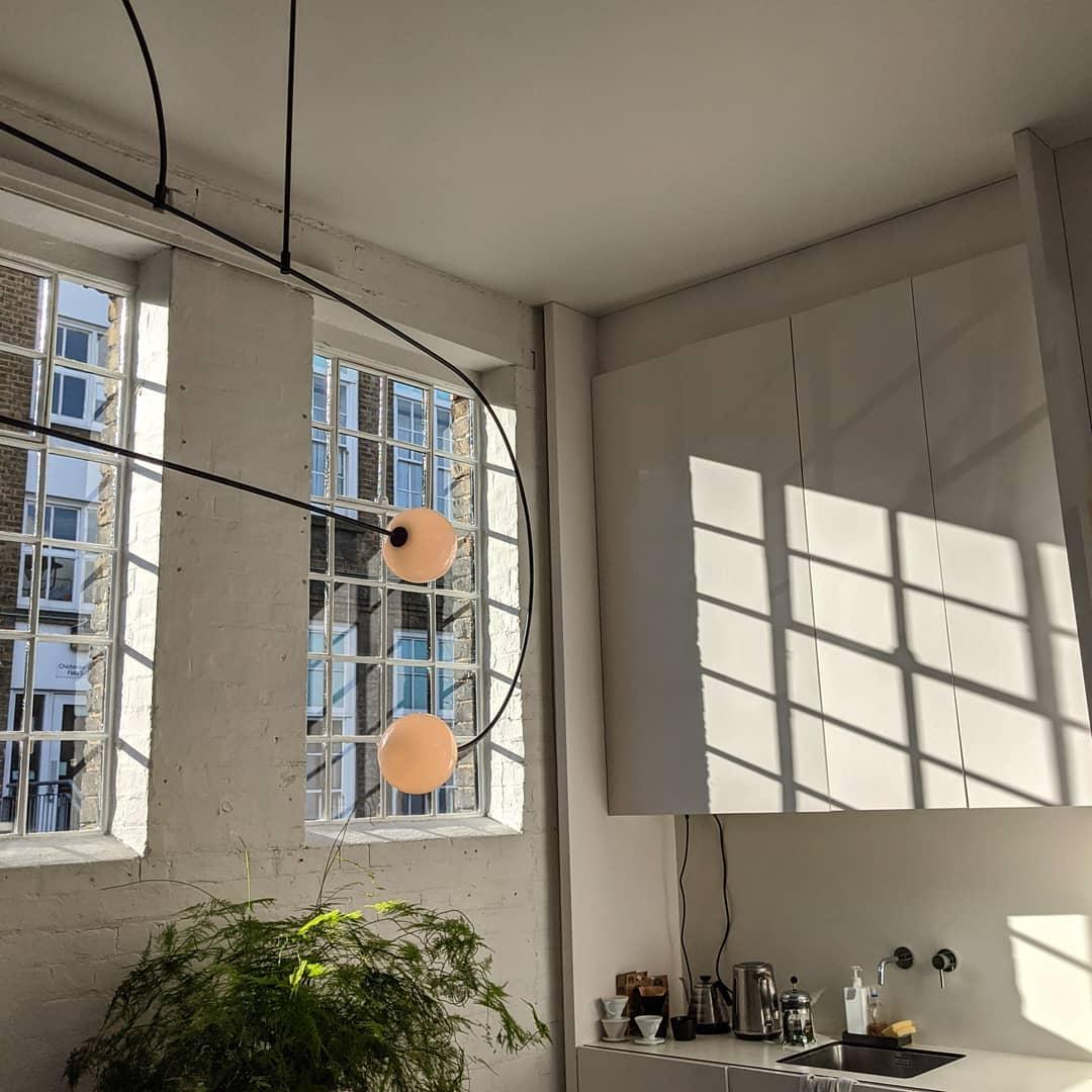 Modern Gold Metal Arc Chandelier – Globe Pendants