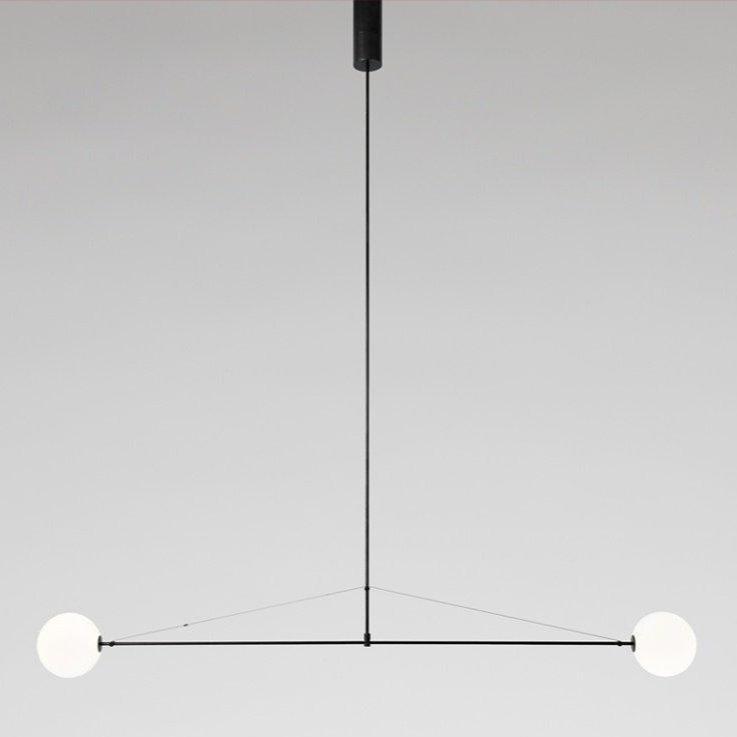 Modern Gold Metal Arc Chandelier – Globe Pendants