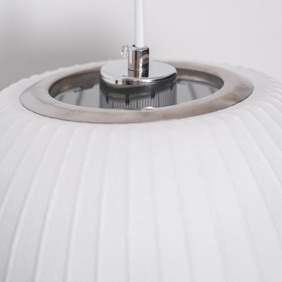 Mid-Century Walnut Bubble Sconce – Swivel Plug-In