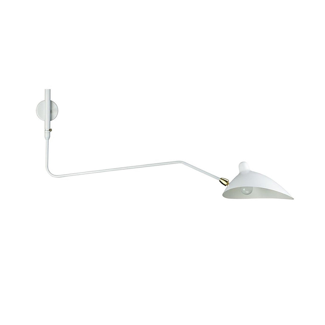 Mid-Century Metal Wall Sconce – Rotating Swing Arm