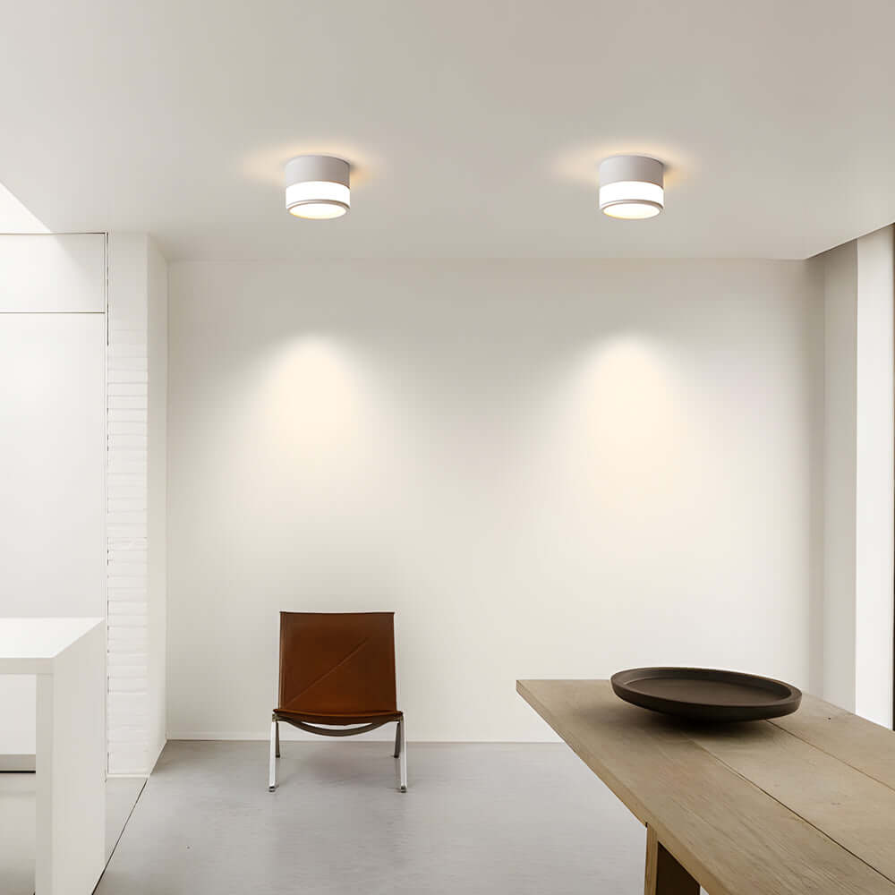 Modern Round Ceiling Light – Flush Mount Disc for Hallways