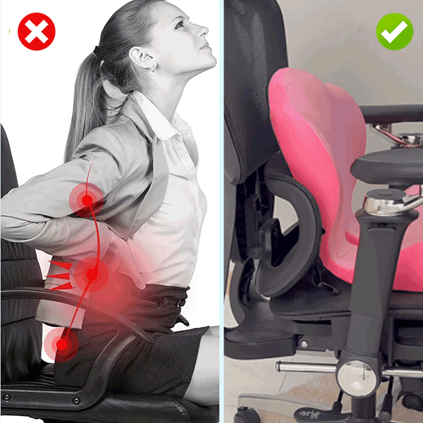 Fenoss® Contoured Memory Foam Sitting Pad Seat Cushion