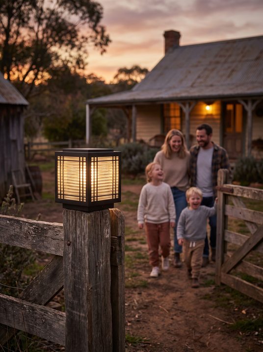 Classic Black Post Light lifestyle image 1
