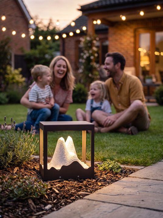 Unique Black Garden Light lifestyle image 1