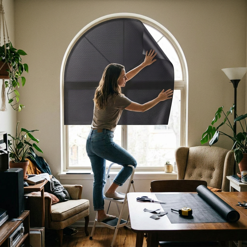 Fenoss® Portable Magnetic Blackout Window Shades