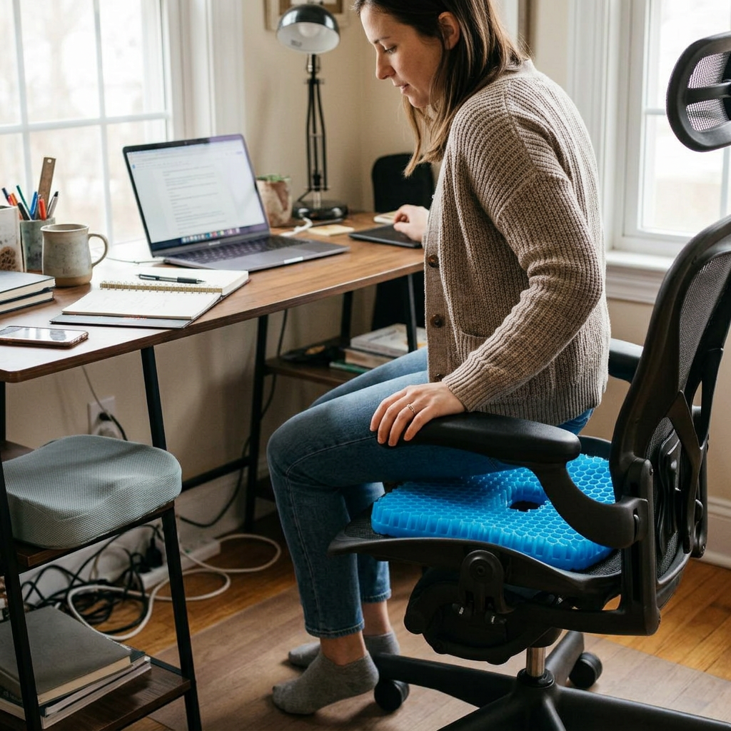 Fenoss® Silicone Gel Honeycomb Seat Cushion