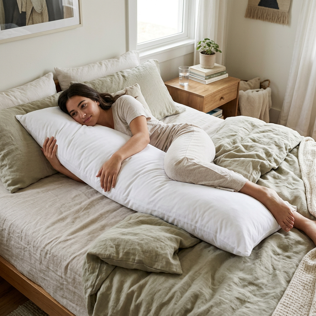 Fenoss® Large Breathable Body Pillow