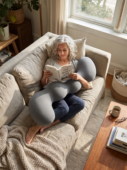 Fenoss Full Body Dino Pillow 2.0 lifestyle photo 2: Playful Shape, Serious Comfort