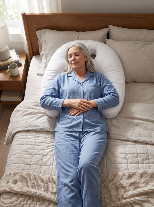 Fenoss Contour U Shape Pillow lifestyle photo 2: Settled From the First Night