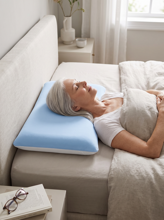 Fenoss Thin Flat Design Hyper Slim Pillow lifestyle photo 2: Comfort Without the Height
