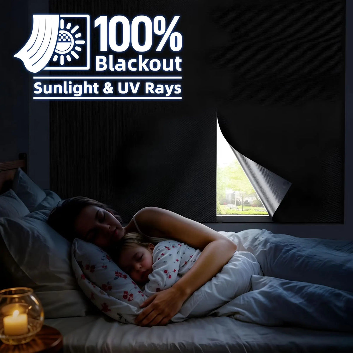 Fenoss® Portable Magnetic Blackout Window Shades