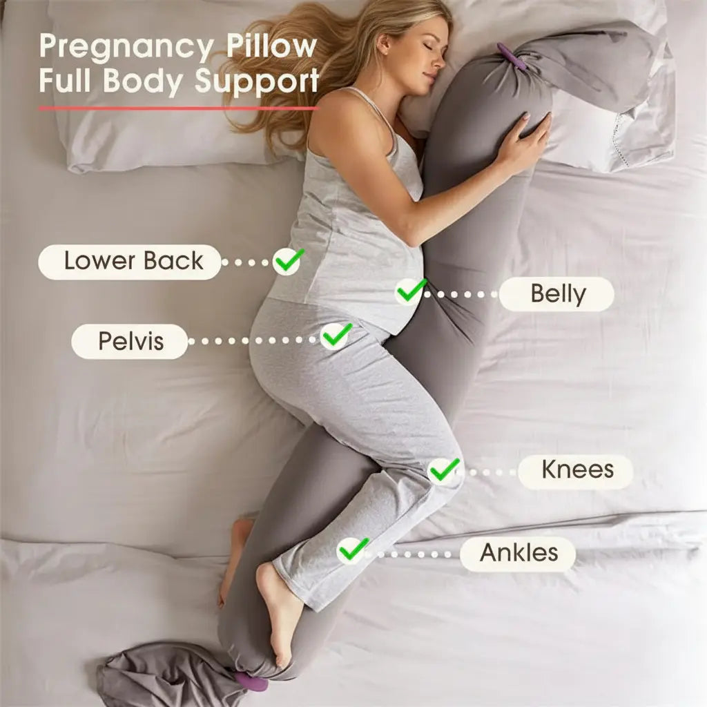 Fenoss® Full Body Support Adjustable Pregnancy Pillow