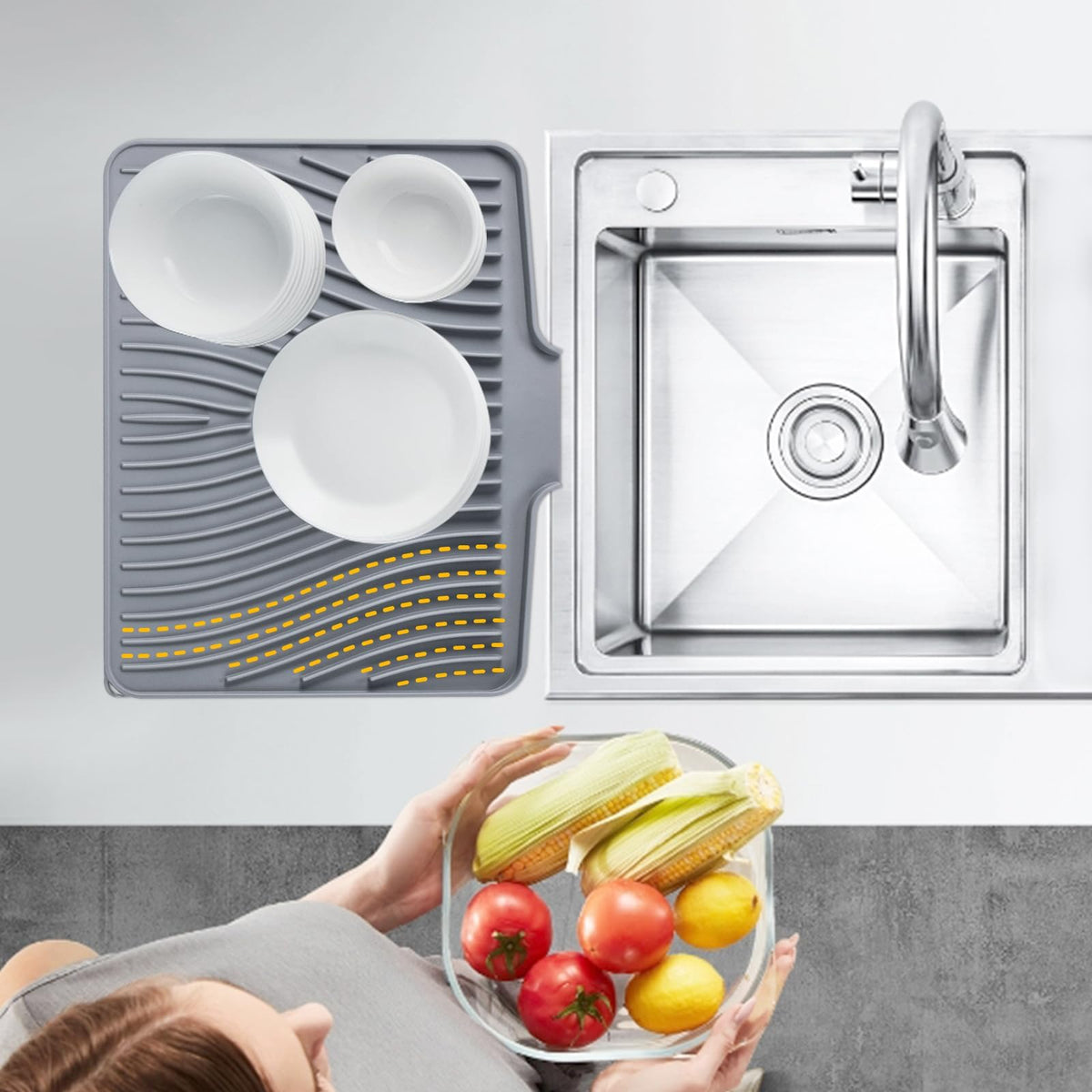 Fenoss® Countertop Drain Pad