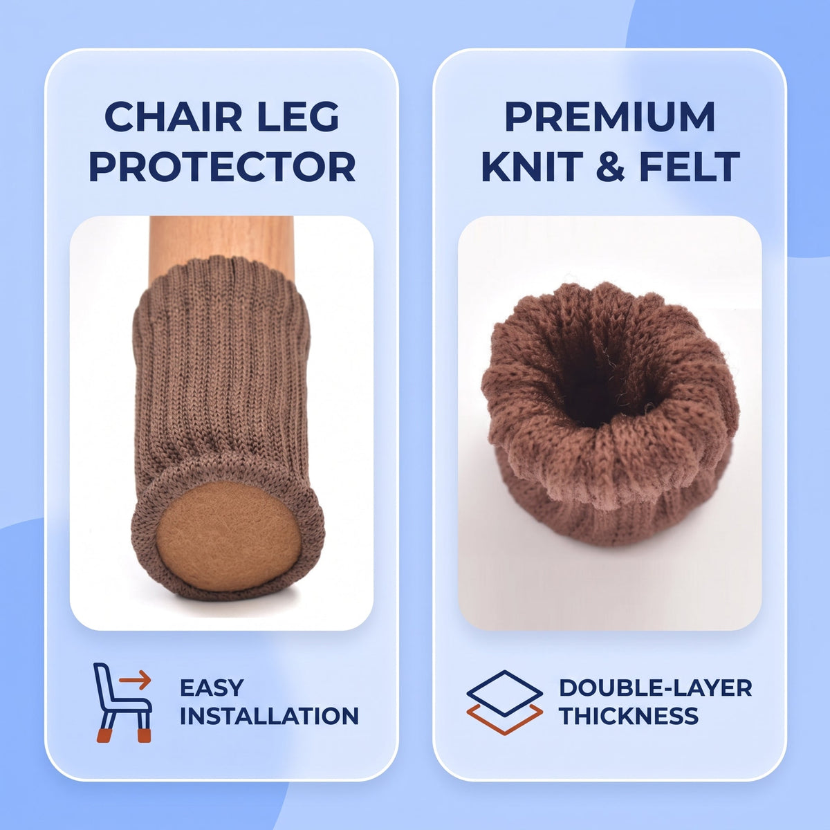 Fenoss® Chair Leg Socks (16 Pcs)