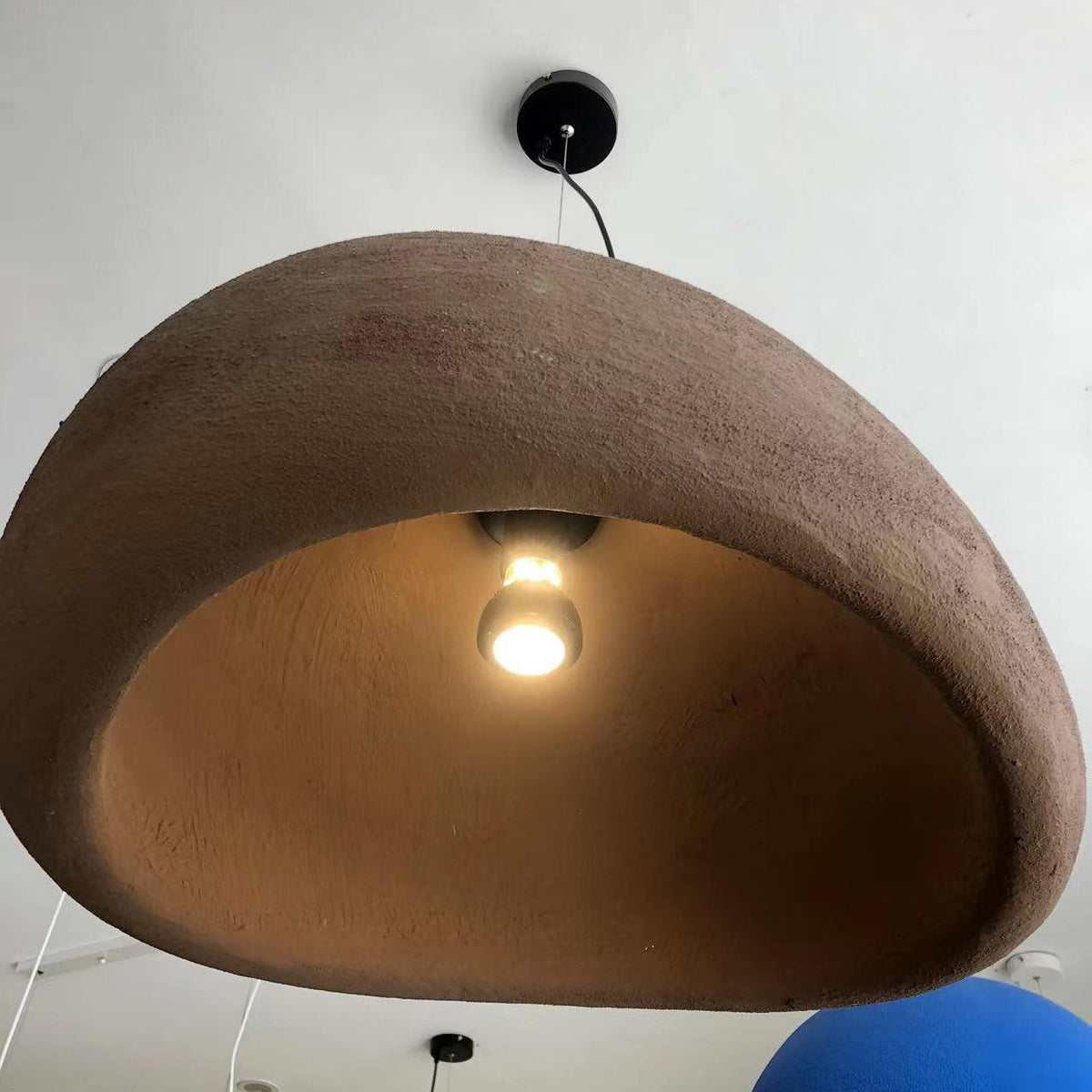 Organic White Cloud Pendant Light – Sphere Shade