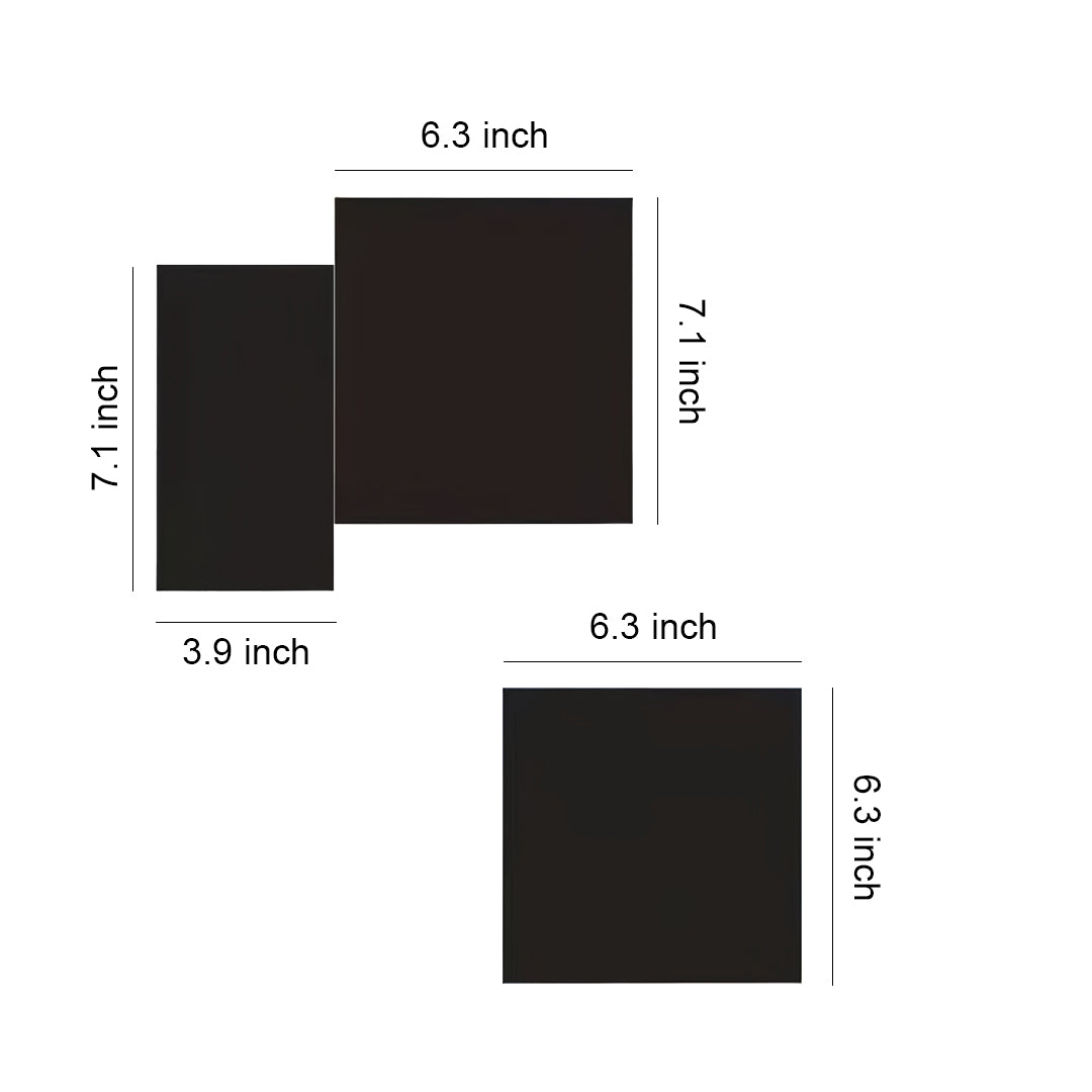 Minimalist Iron Wall Lamp – Square LED for Facades