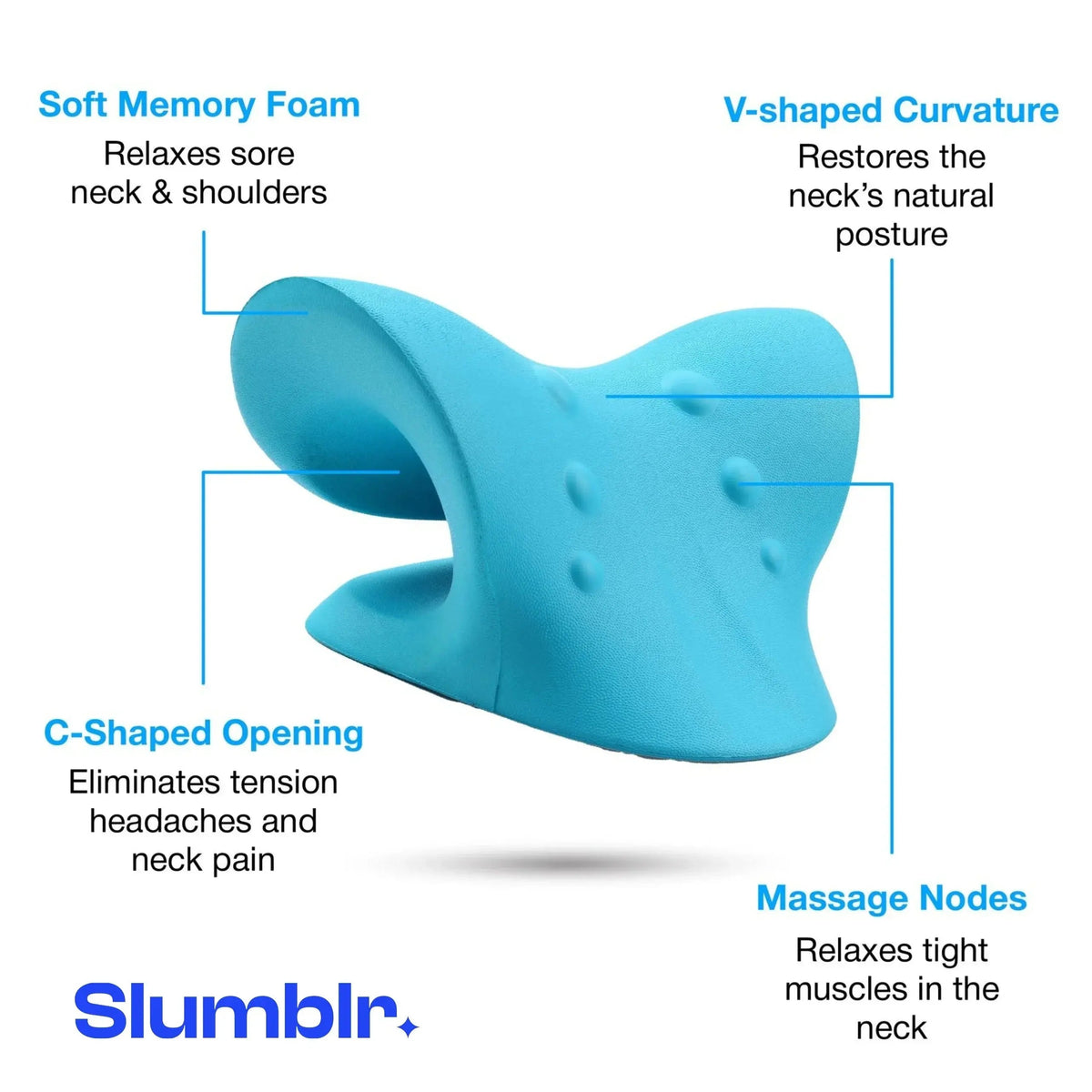 Fenoss® Orthopedic C-Shaped Pillow