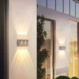 Modern Glass Wall Sconce – Multi Head Up Down for Corridors