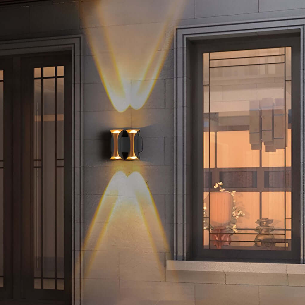 Modern Glass Wall Sconce – Multi Head Up Down for Corridors