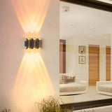 Modern Glass Wall Sconce – Multi Head Up Down for Corridors