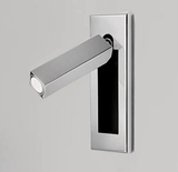 Minimalist Metal Recessed Sconce – Folding Bedside