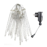 Modern Solar Icicle Lights – Staggered LED for Eaves