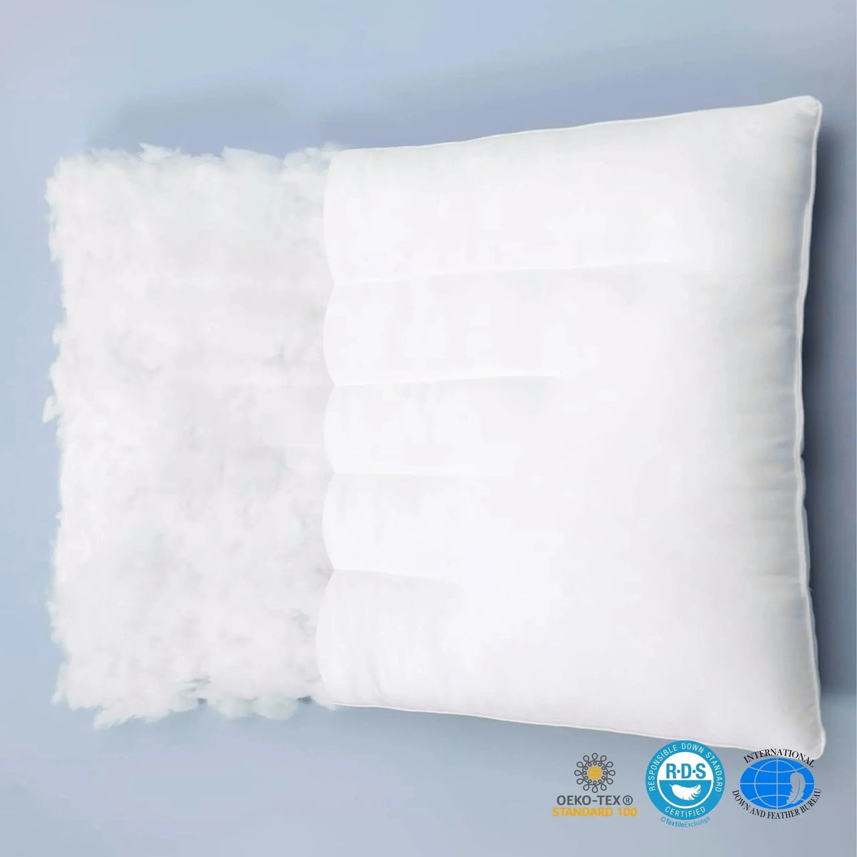 Fenoss® Low Loft Pure Cotton Pillow