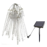 Modern Solar Icicle Lights – Staggered LED for Eaves