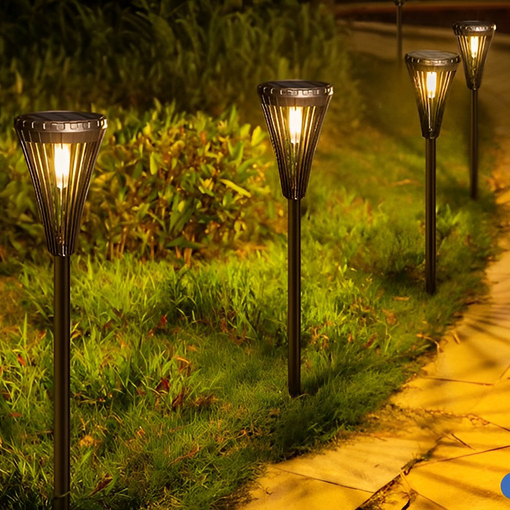 Modern ABS Solar Pathway Light – Tapered for Gardens