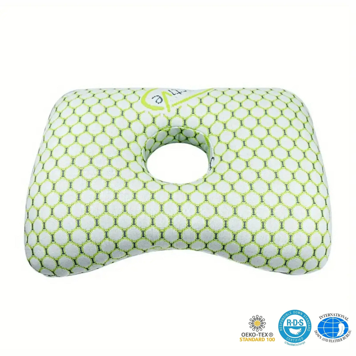 Fenoss® Donut Ear Piercing Relief Pillow for Side Sleepers
