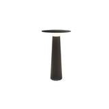 Modern Black Disc Table Lamp – Solar Lamp for Patio