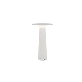 Modern Black Disc Table Lamp – Solar Lamp for Patio