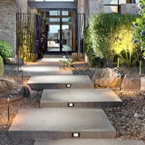 Modern Aluminium Step Light – Recessed for Staircases
