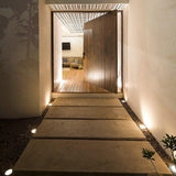 Modern Aluminum Deck Light – In-Ground Solar for Stairs