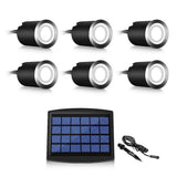 Modern Aluminum Deck Light – In-Ground Solar for Stairs