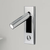 Minimalist Metal Recessed Sconce – Folding Bedside