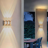 Modern Glass Wall Sconce – Multi Head Up Down for Corridors
