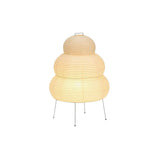 Japandi White Paper Table Lamp – Lantern Shade