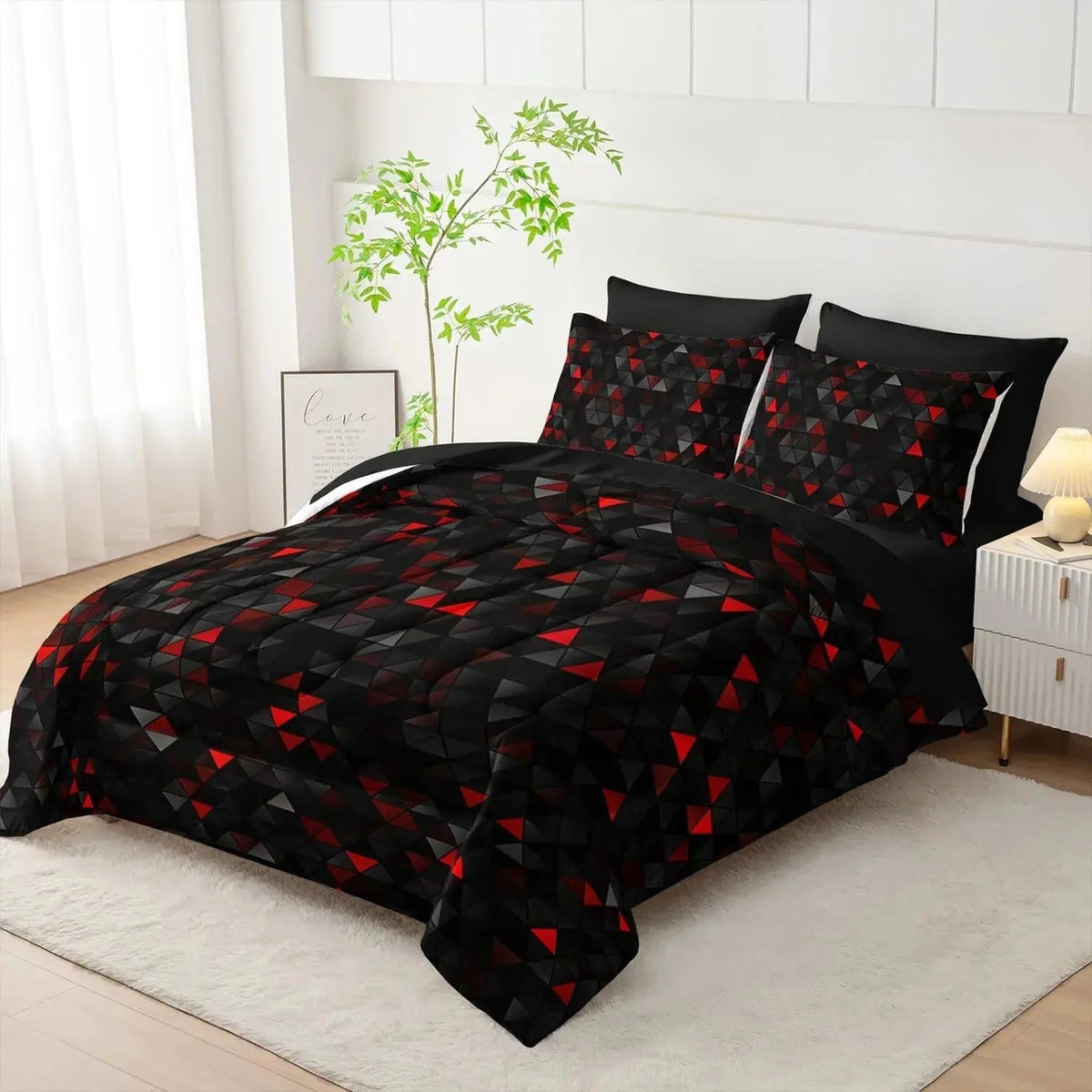 Fenoss® Geometric Modern Bedding Set