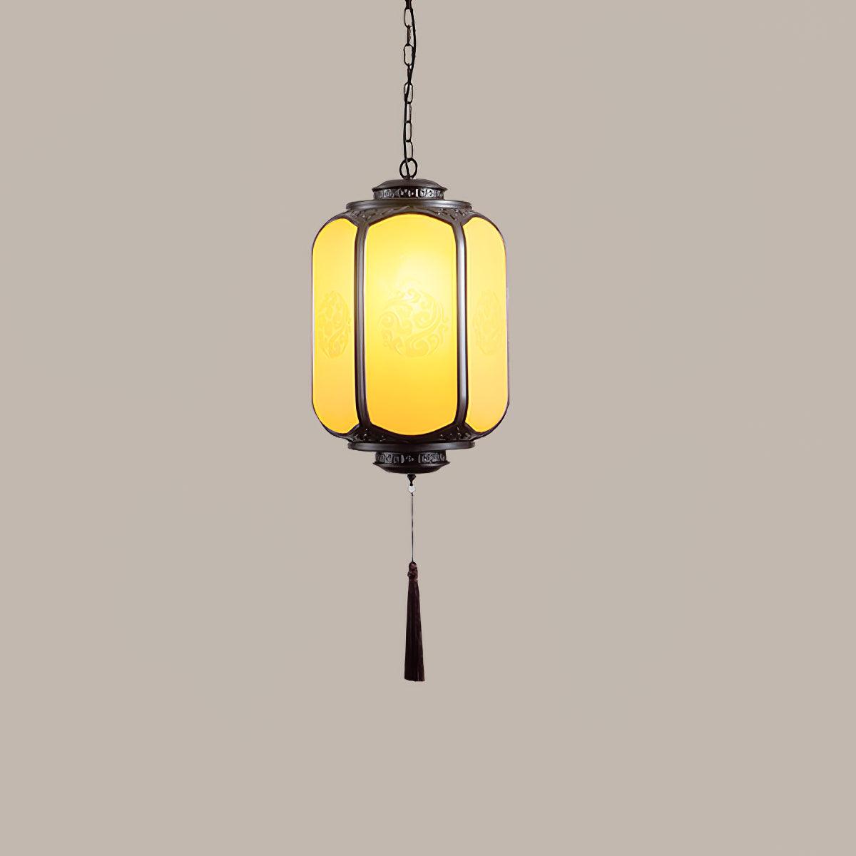 Vintage Lantern Pendant – Hanging Porch Light for Patio