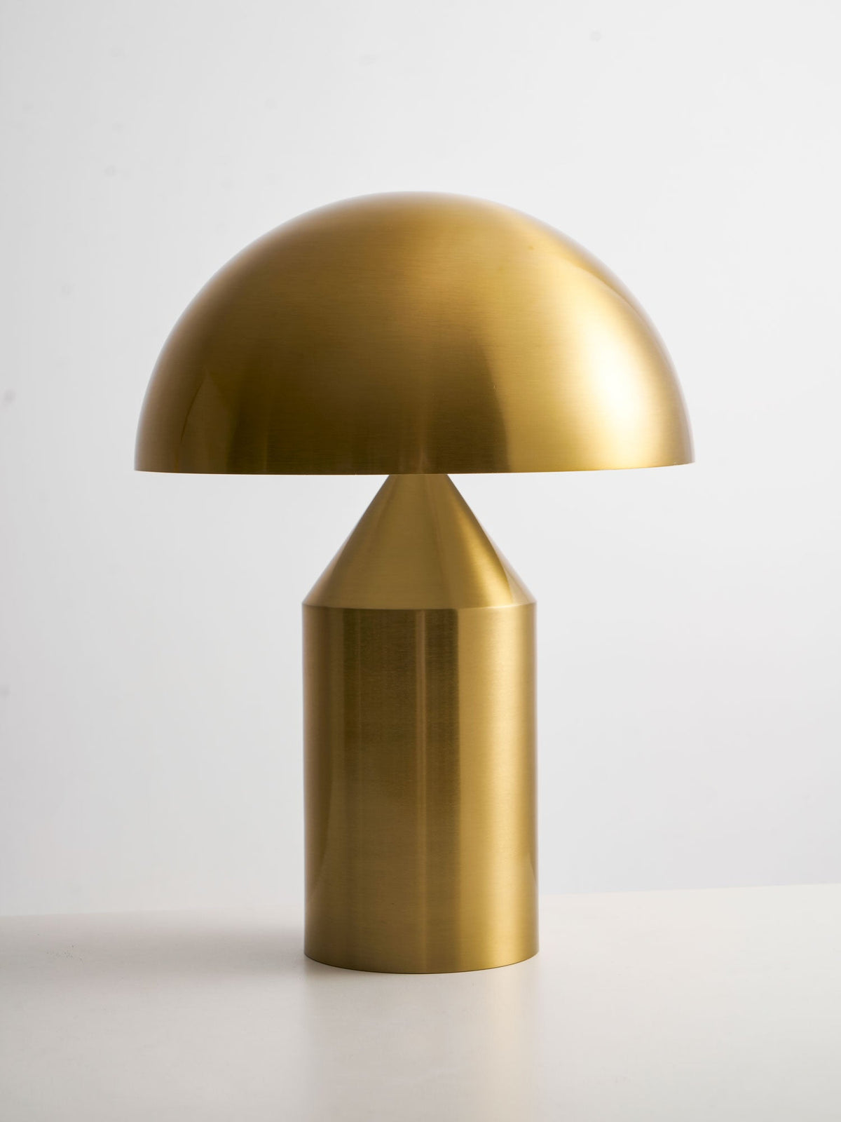 Mid-Century Metal Mushroom Table Lamp – Dome Shade