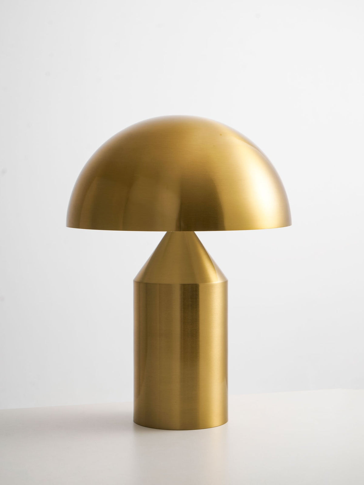 Mid-Century Metal Mushroom Table Lamp – Dome Shade