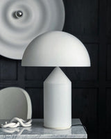 Mid-Century Metal Mushroom Table Lamp – Dome Shade