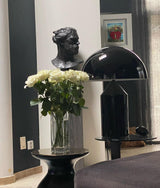 Mid-Century Metal Mushroom Table Lamp – Dome Shade
