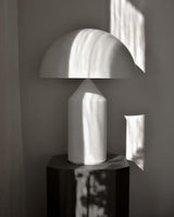 Mid-Century Metal Mushroom Table Lamp – Dome Shade