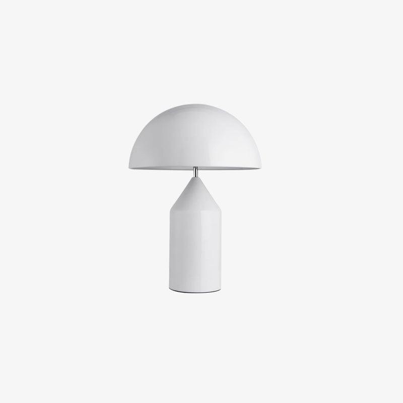 Mid-Century Metal Mushroom Table Lamp – Dome Shade