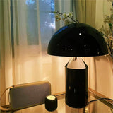 Mid-Century Metal Mushroom Table Lamp – Dome Shade