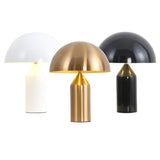 Mid-Century Metal Mushroom Table Lamp – Dome Shade