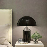 Mid-Century Metal Mushroom Table Lamp – Dome Shade