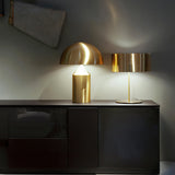 Mid-Century Metal Mushroom Table Lamp – Dome Shade